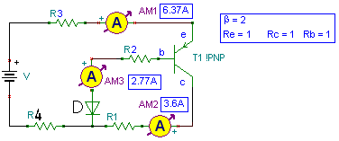 pnp transistor shematic